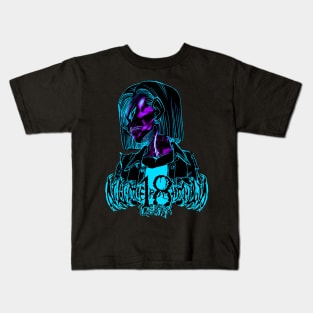 ANDROID NUMBER 18 (Death metal logo) Kids T-Shirt